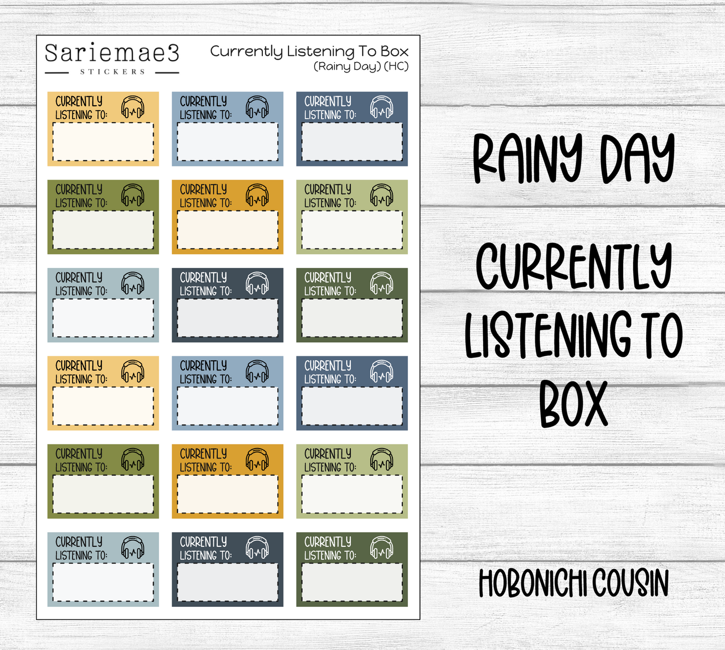 Currently Listening To Boxes (Rainy Day) Hobo Cousin