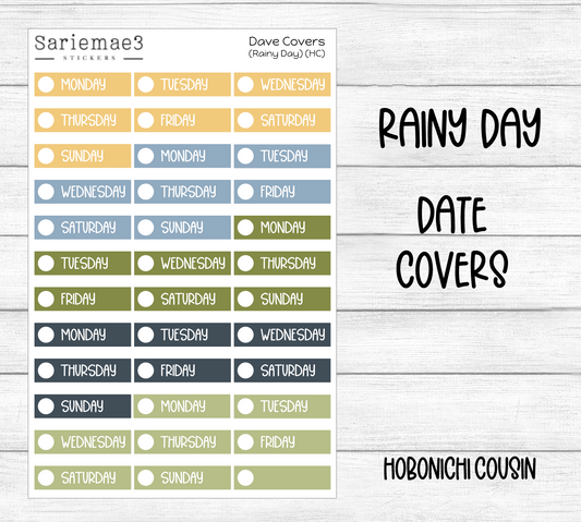 Date Covers (Rainy Day) Hobo Cousin