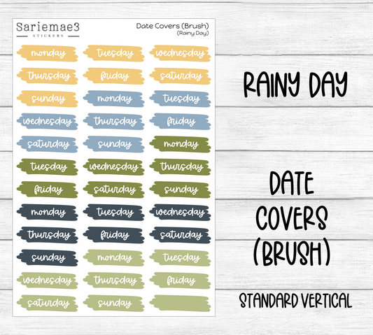 Date Covers (Brush Stroke) (Rainy Day)