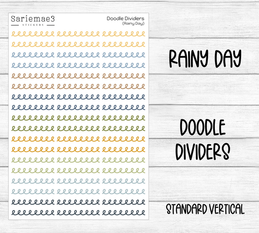Doodle Dividers (Rainy Day)