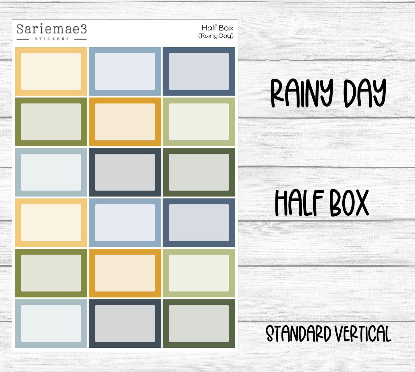 Half Boxes (Rainy Day)