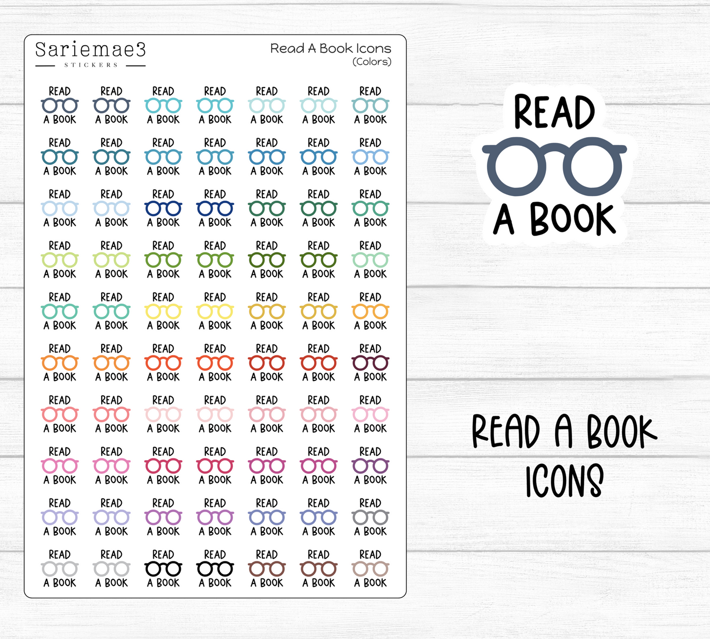 Read A Book Icons
