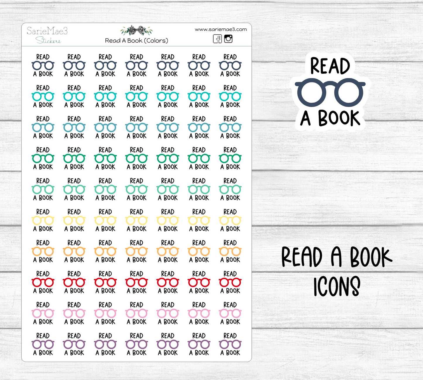 Read A Book Icons