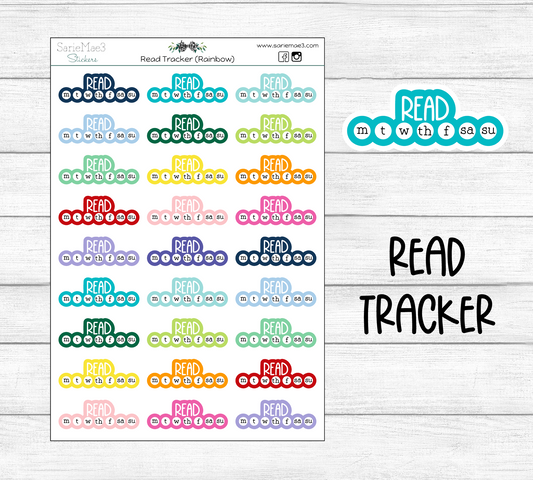 Read Rainbow Habit Tracker