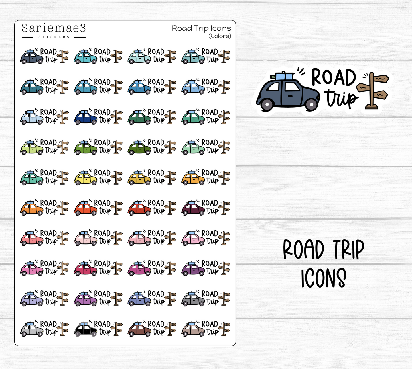 Road Trip Icons