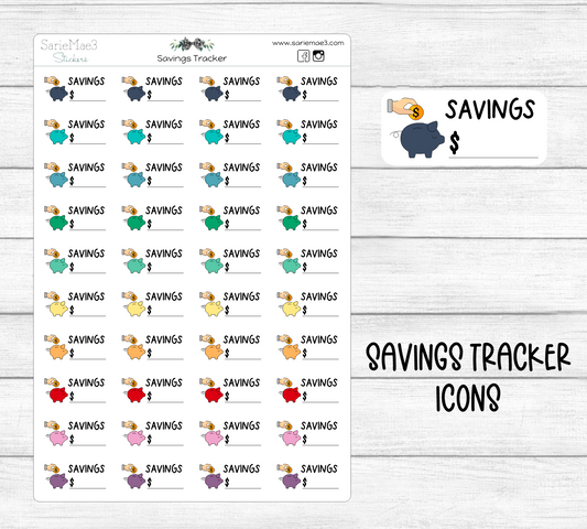 Savings Tracker Icons