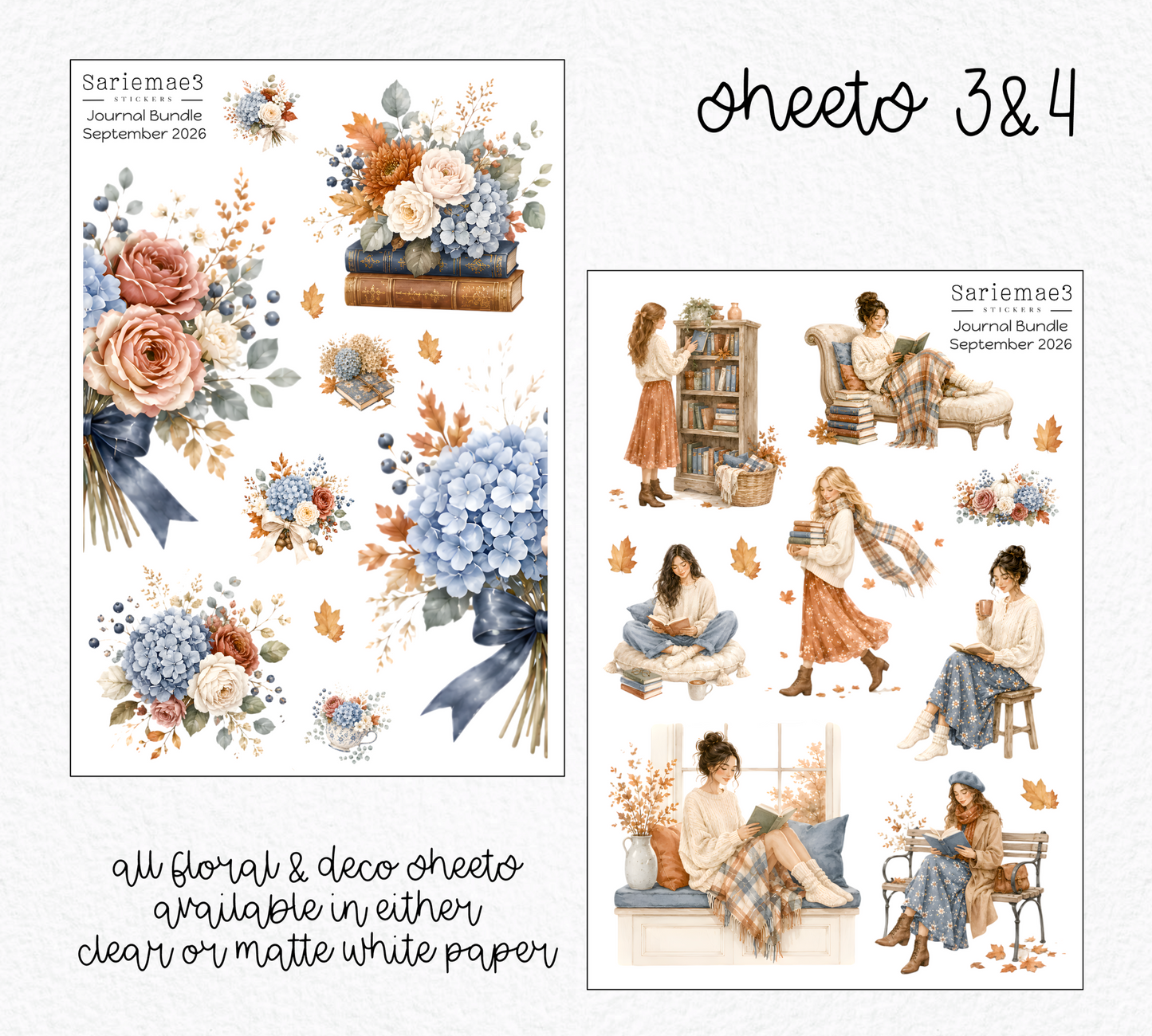 September Journal Bundle (20% off) LIMITED TIME! Available 8/1-8/31