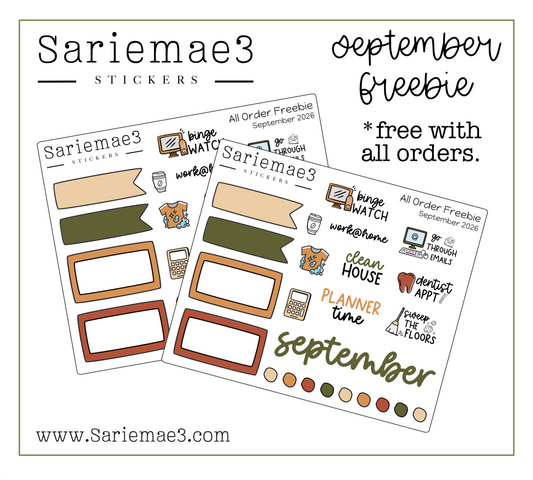 September 2026 Freebie