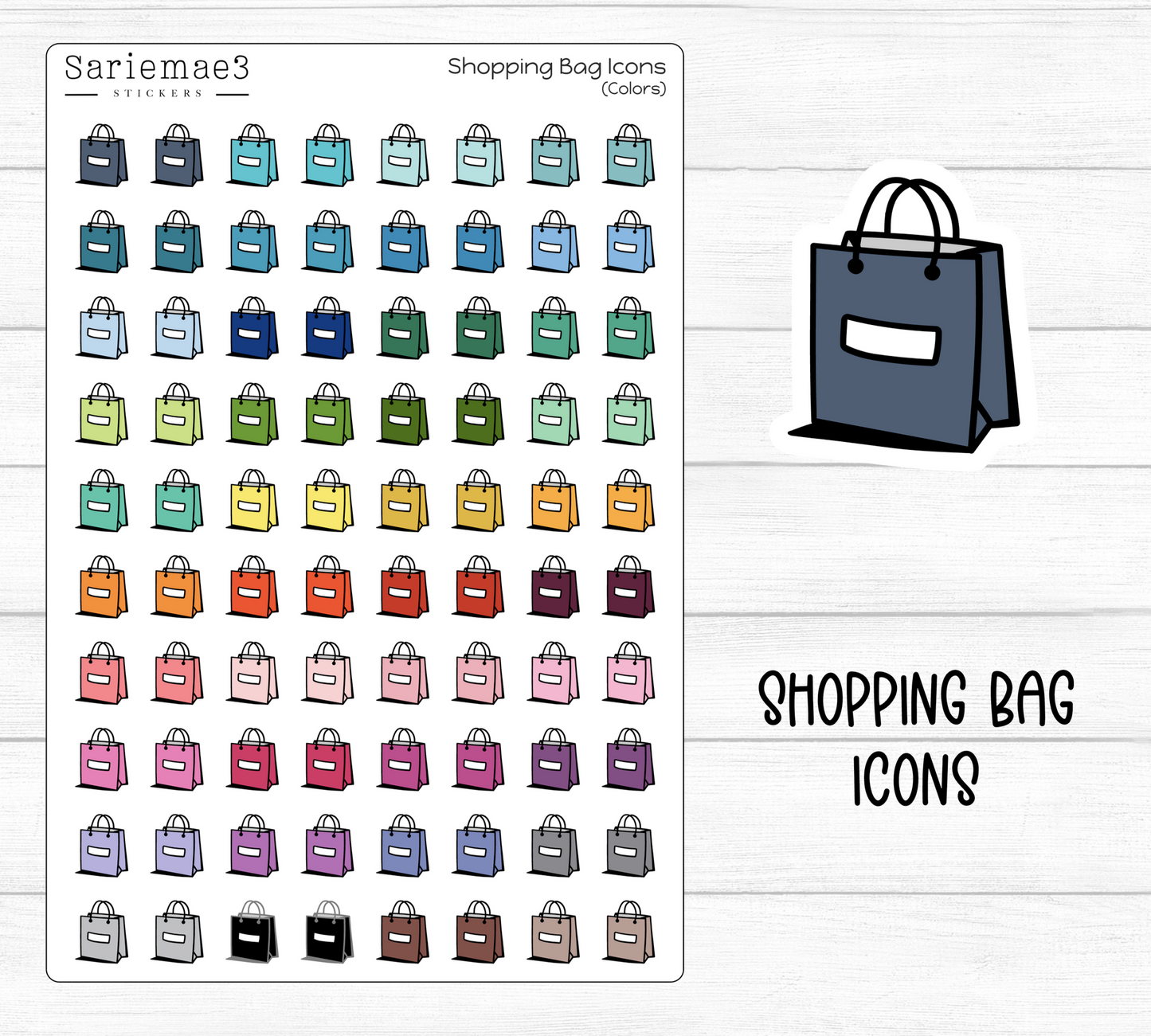 Shopping Bag Icons (Reformatted)