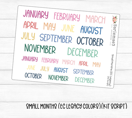 Small Months (EC Toile)(Kit)