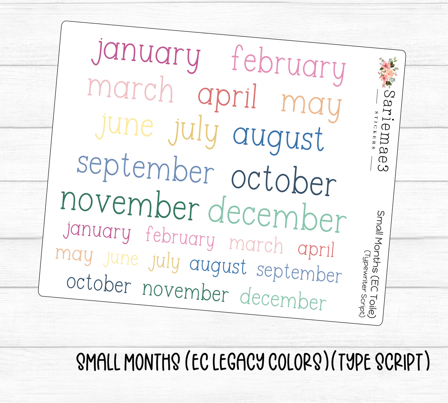 Small Months (EC Legacy)(Type)
