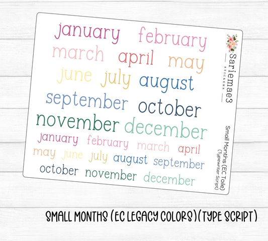 Small Months (EC Legacy)(Type)