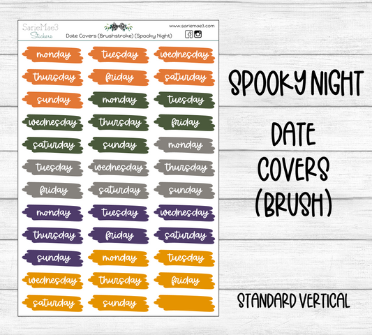 Date Covers (Brushstroke) (Spooky Night)