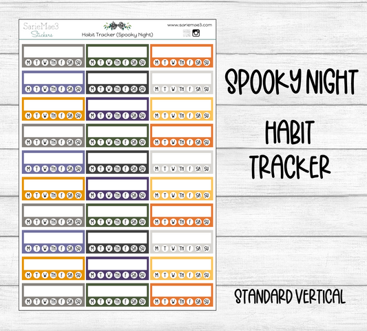 Habit Tracker (Spooky Night)