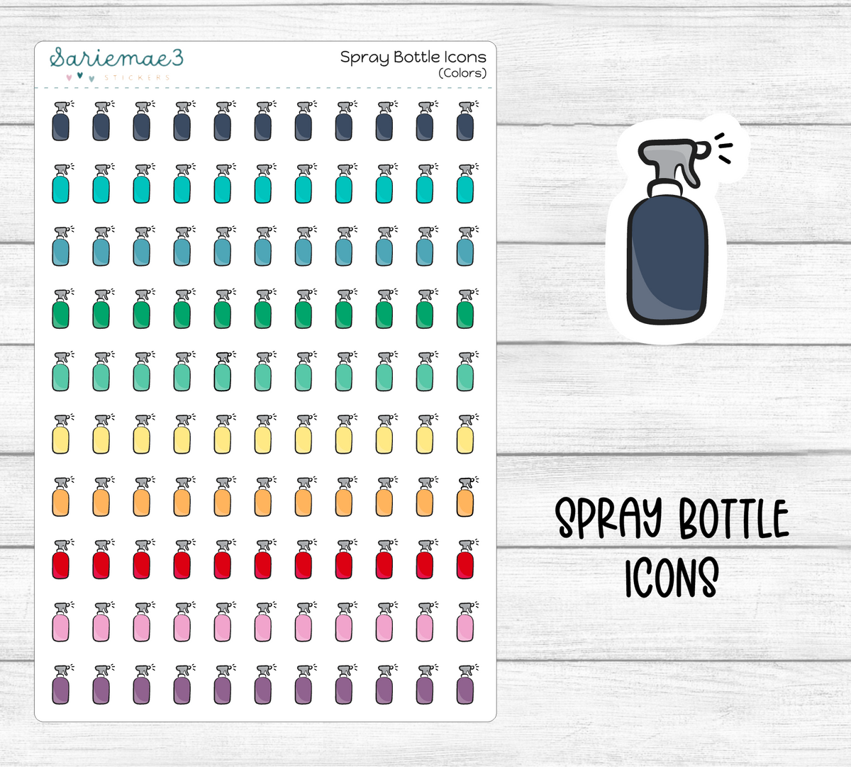 Spray Bottle Icons – SarieMae3