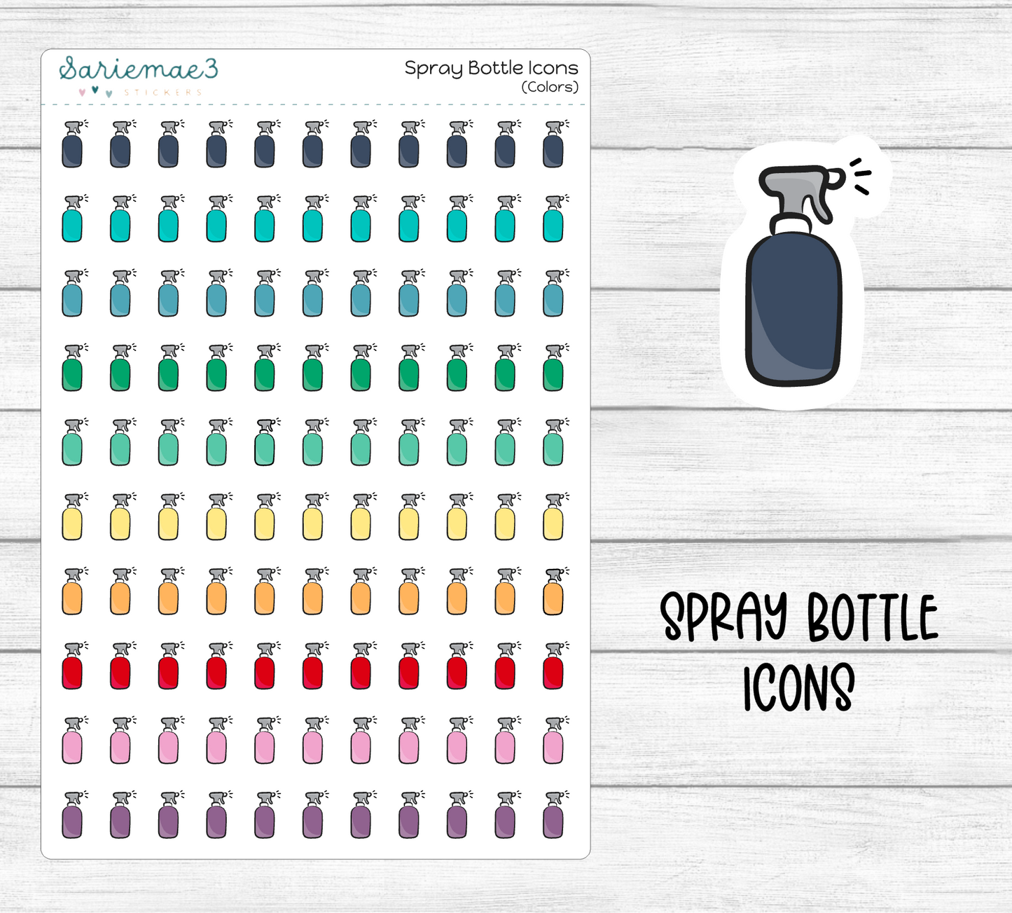 Spray Bottle Icons