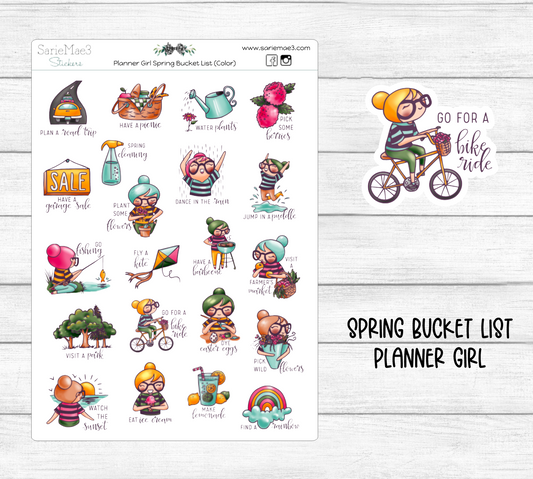 Spring Bucket List (Planner Girl)