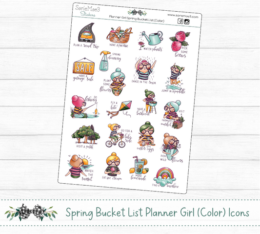 Spring Bucket List (Planner Girl)
