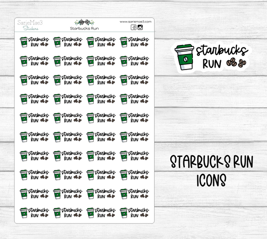 Starbucks Run Icons