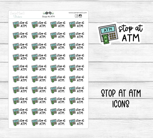 Stop At ATM Icons