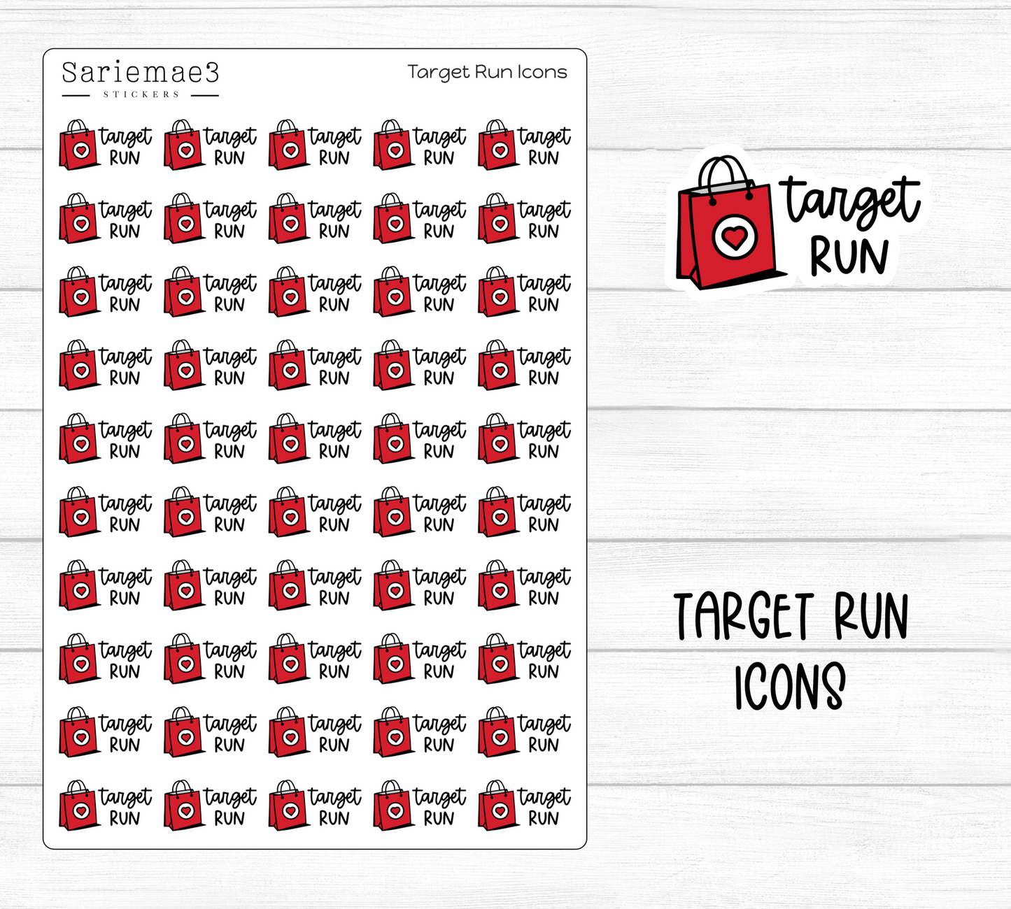 Target Run Icons (Reformatted)