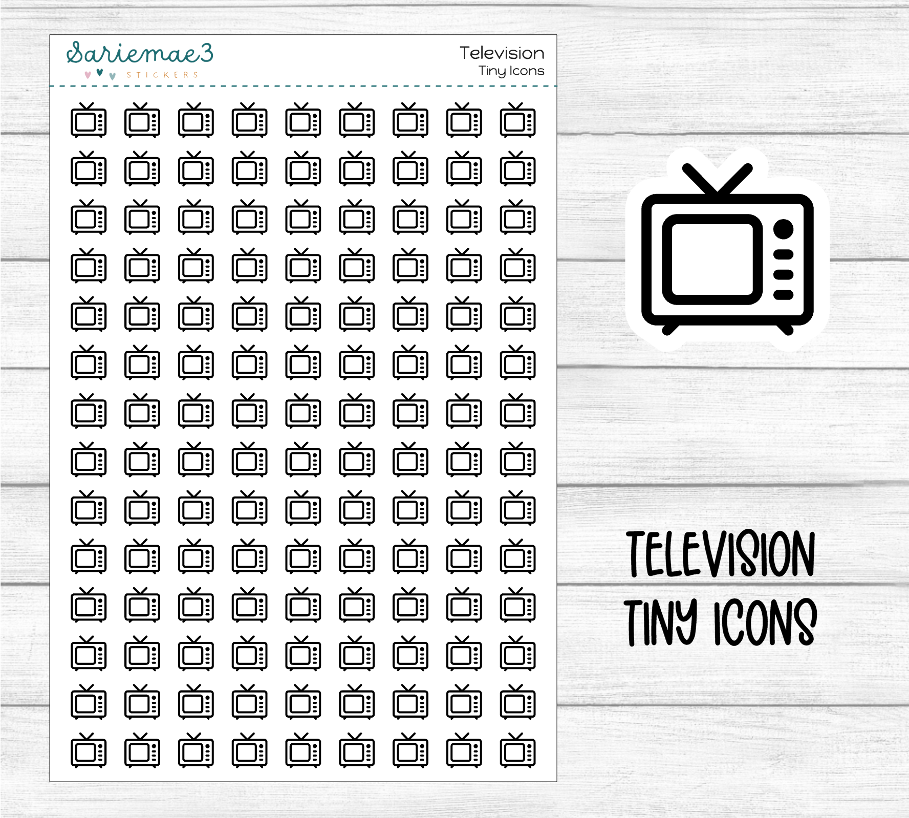 Television Tiny Icon – SarieMae3