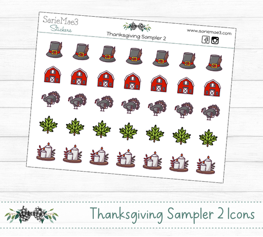 Thanksgiving Sampler 2 Icons