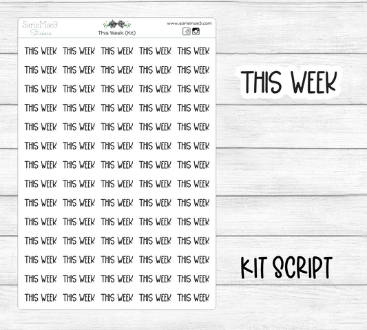 This Week (Kit Font)