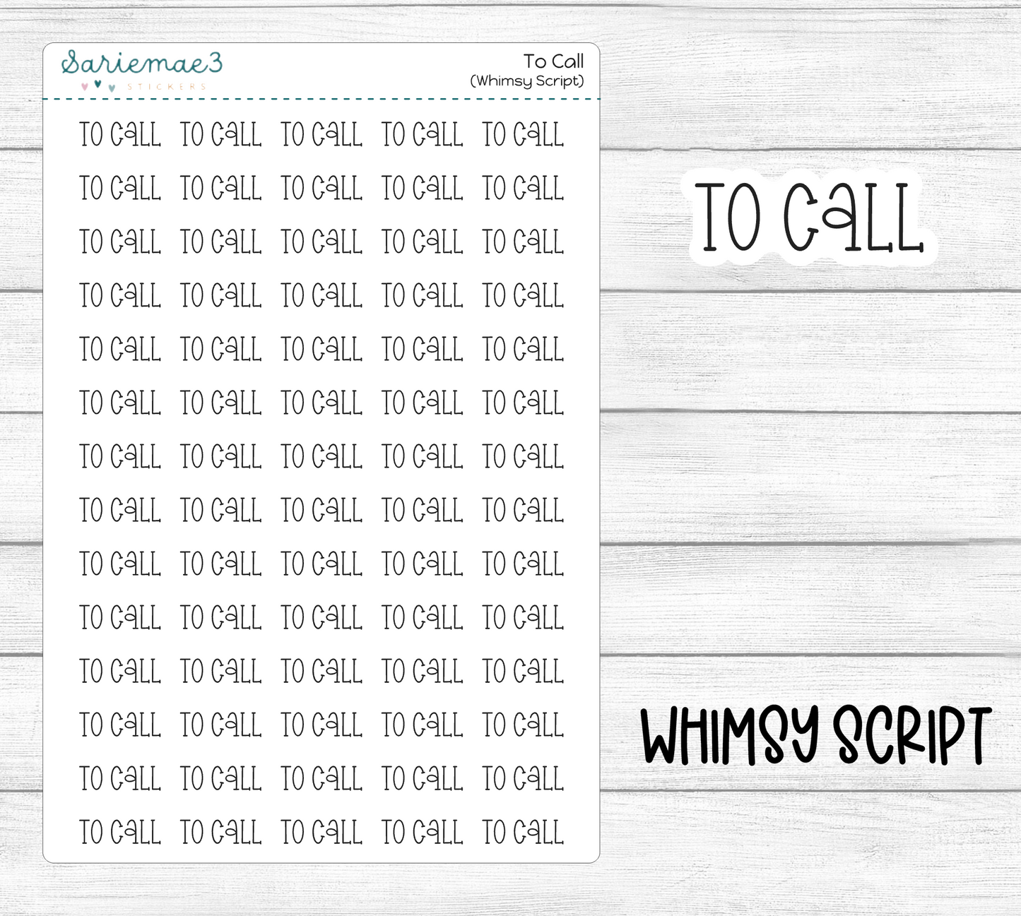 To Call (Whimsy)