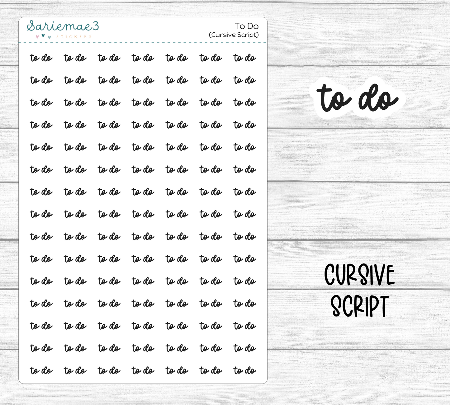 To Do (Cursive)