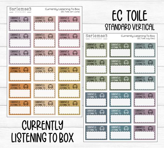 Currently Listening To Boxes (EC Toile)