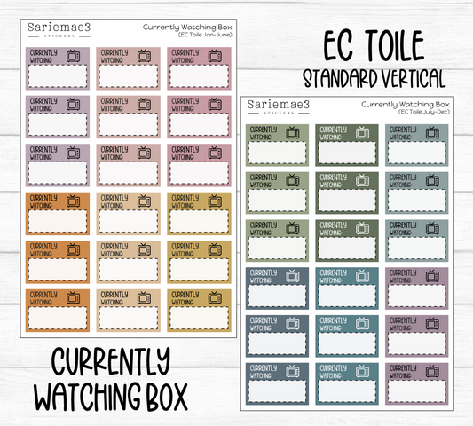 Currently Watching Boxes (EC Toile)