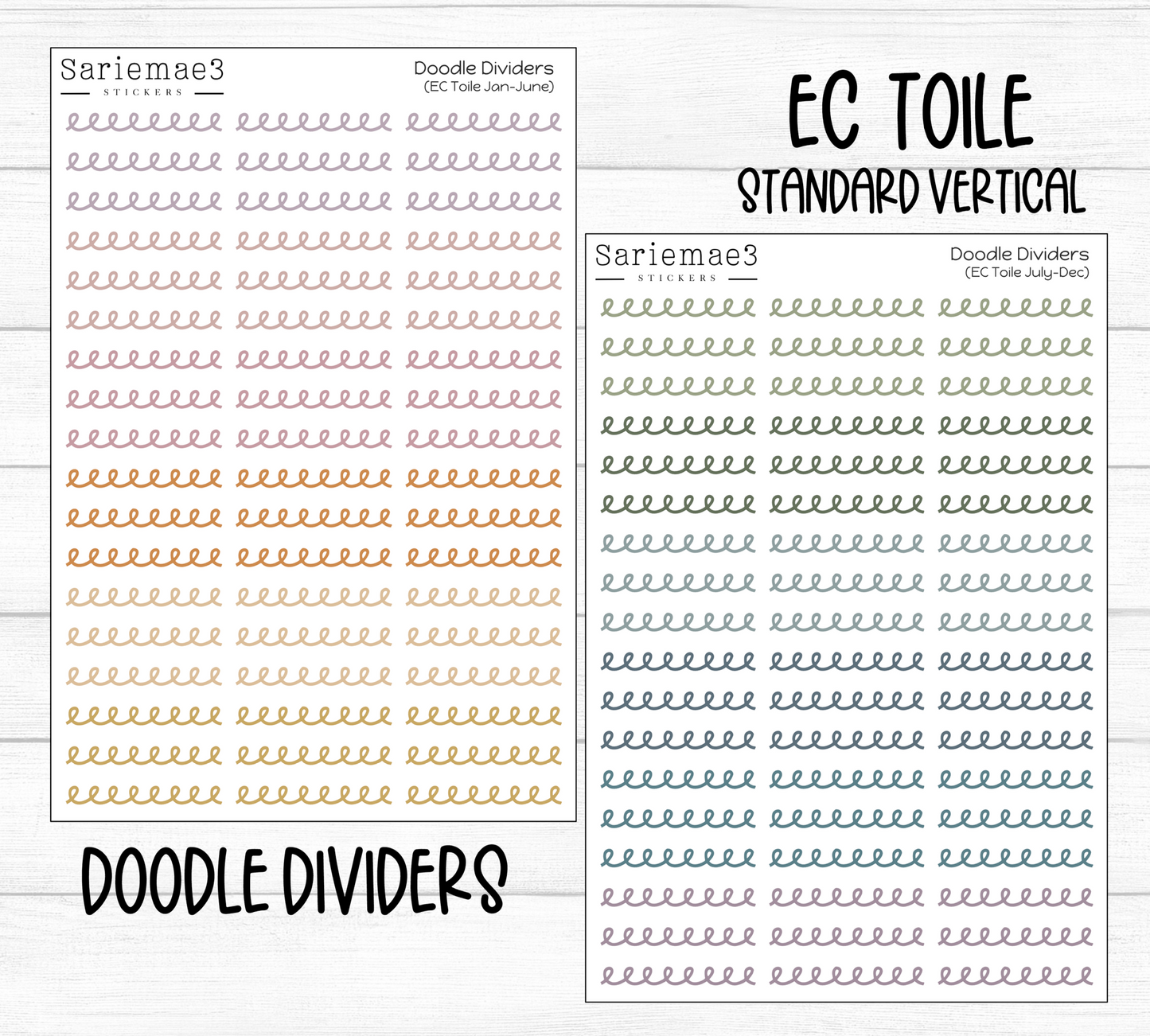 Doodle Dividers (EC Toile)