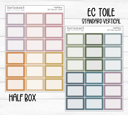 Half Boxes (EC Toile)