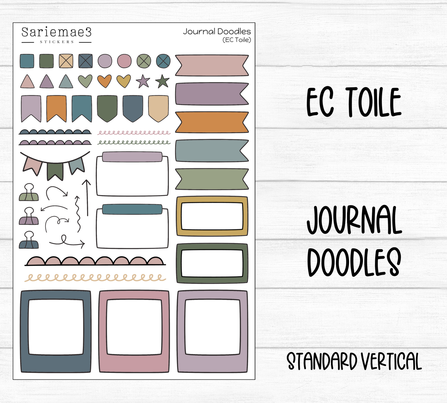 Journal Doodles (EC Toile)