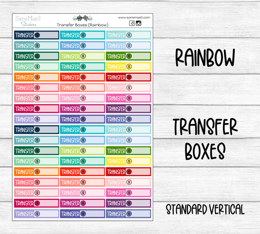 Transfer Boxes (Rainbow)