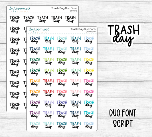 Trash Day (Duo Font)