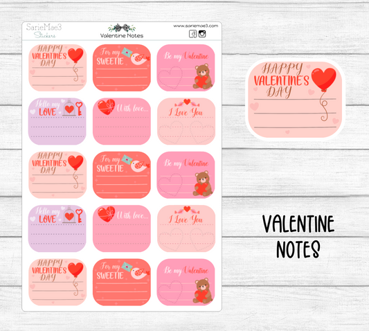 Valentine Notes