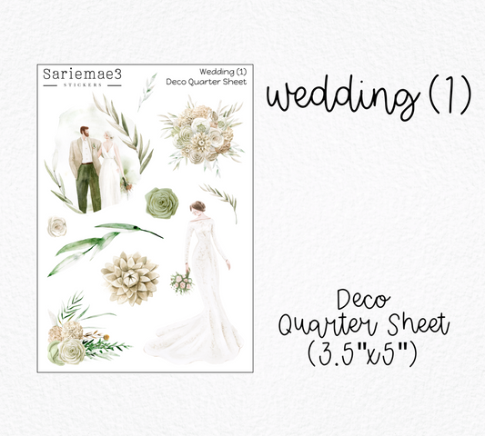 Wedding (1) Deco Quarter Sheet