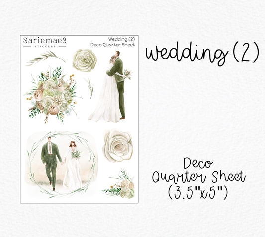 Wedding (2) Deco Quarter Sheet
