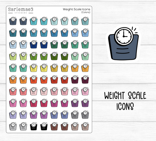 Weight Scale Icons