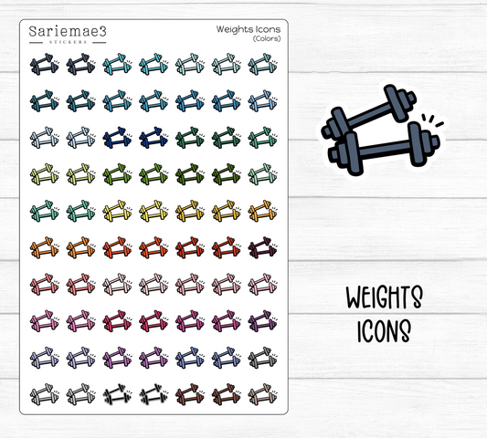 Weights Icons