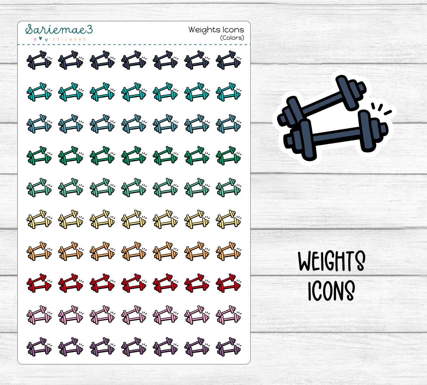 Weights Icons