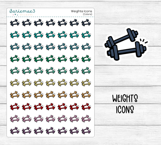 Weights Icons