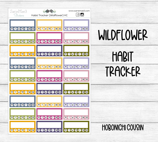 Habit Tracker (Wildflower) Hobo Cousin