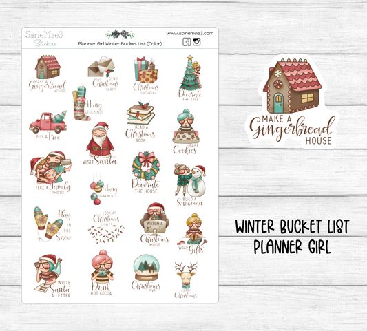 Winter Bucket List (Planner Girl)