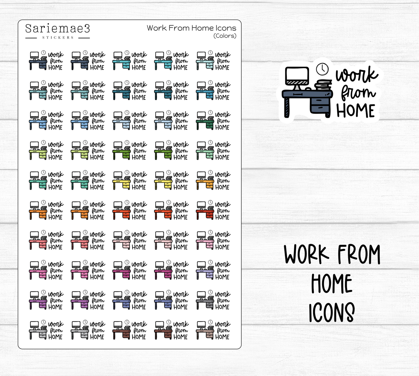 Work From Home Icons