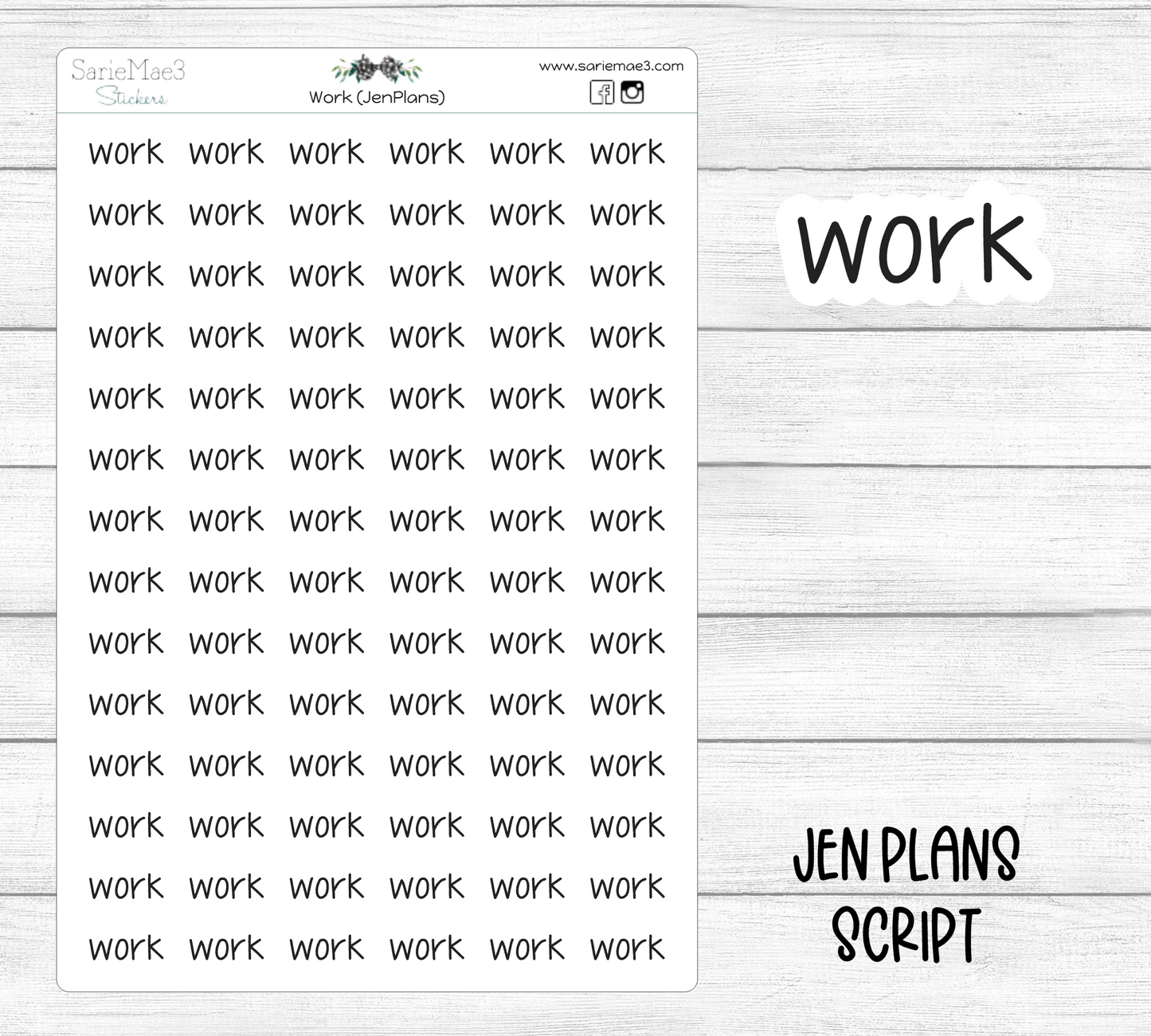 Work (JenPlans)