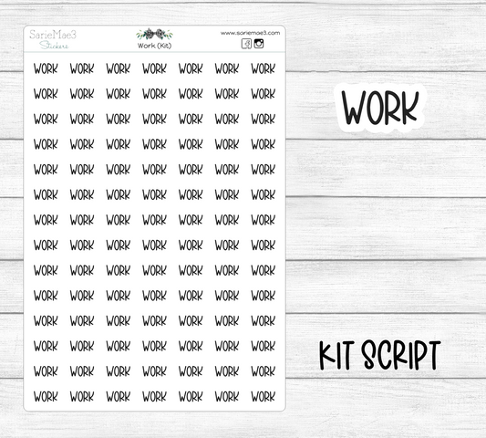 Work (Kit Font)