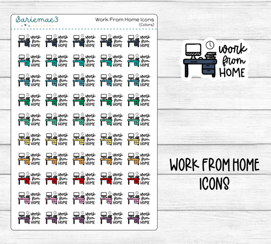 Work From Home Icons (Reformat)